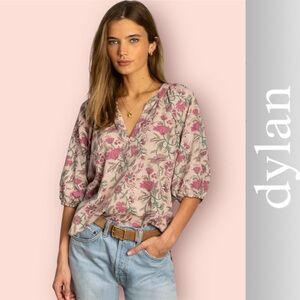 Dylan Eden Jolie Top‎ in Berry, Size S, MSRP $120